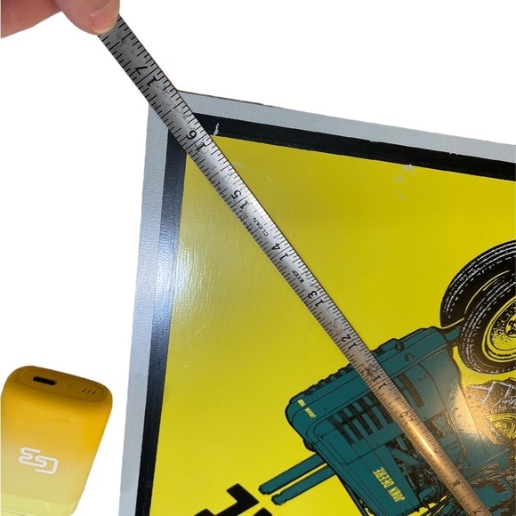 John Deere Metal Sign - Picture 3 of 4